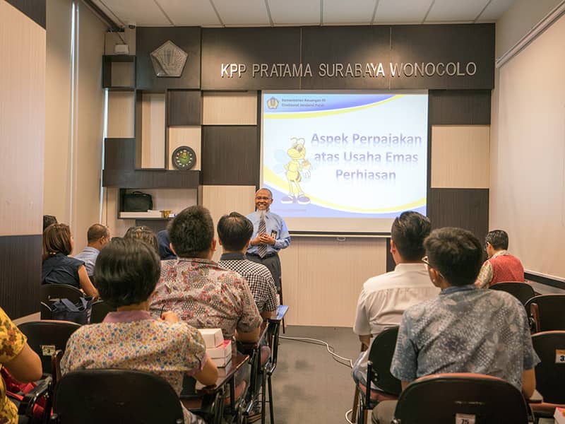 Sosialisasi Pajak Anggota APEPI Wilayah KPP Wonocolo Surabaya November 2017